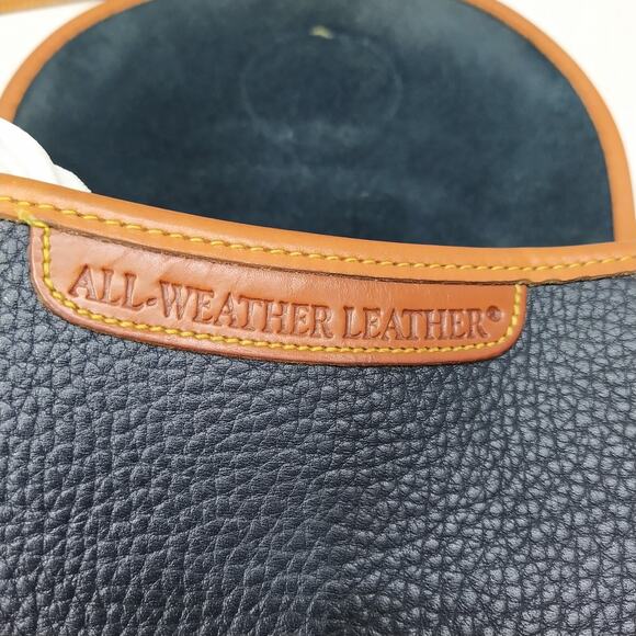 Dooney & Bourke Black Pebbled Leather Crossbody Bag - Vintage Made in USA - Picture 11 of 16